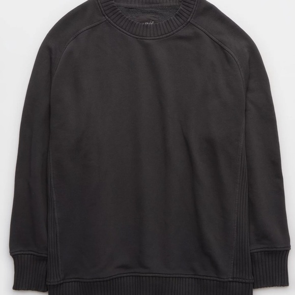 Aerie Down to Earth  ribbed crew sweatshirt - Picture 2 of 7